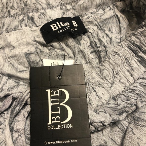 Grey Print Ruffle Skirt with loose shorts lining 420  NWT Boutique - Picture 4 of 4